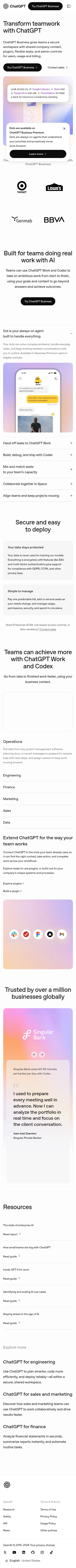 chatgpt.com/business on mobile