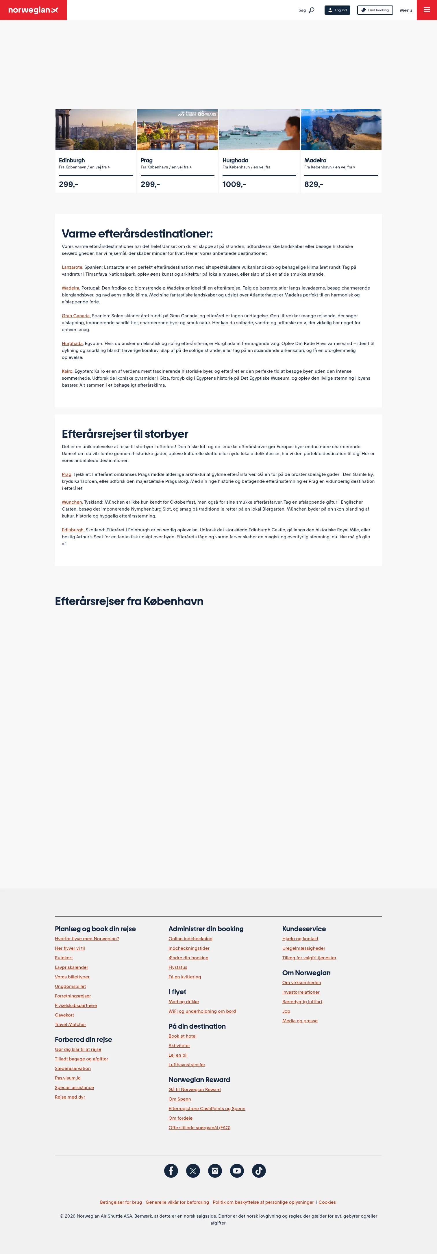 norwegian.com/dk/ferietyper/eeterarsrejser on desktop