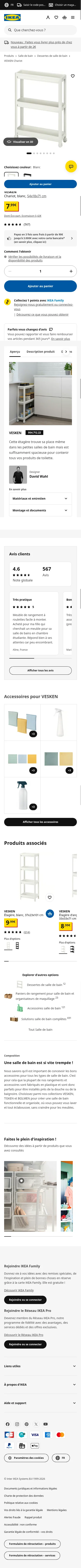 ikea.com/fr/fr/p/vesken-chariot-blanc-00471222 on mobile