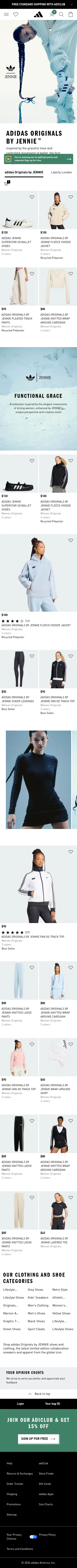adidas.com/us/jennie on mobile