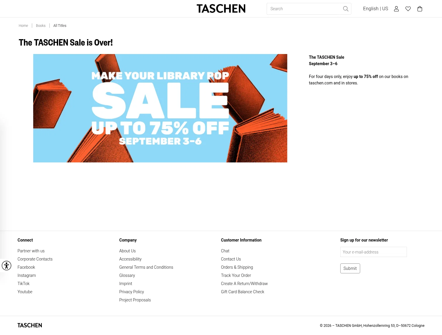 taschen.com/en/company/sale-announcement on desktop