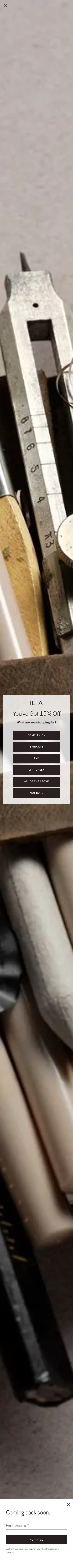 iliabeauty.com/collections/eye on mobile, full screenshot