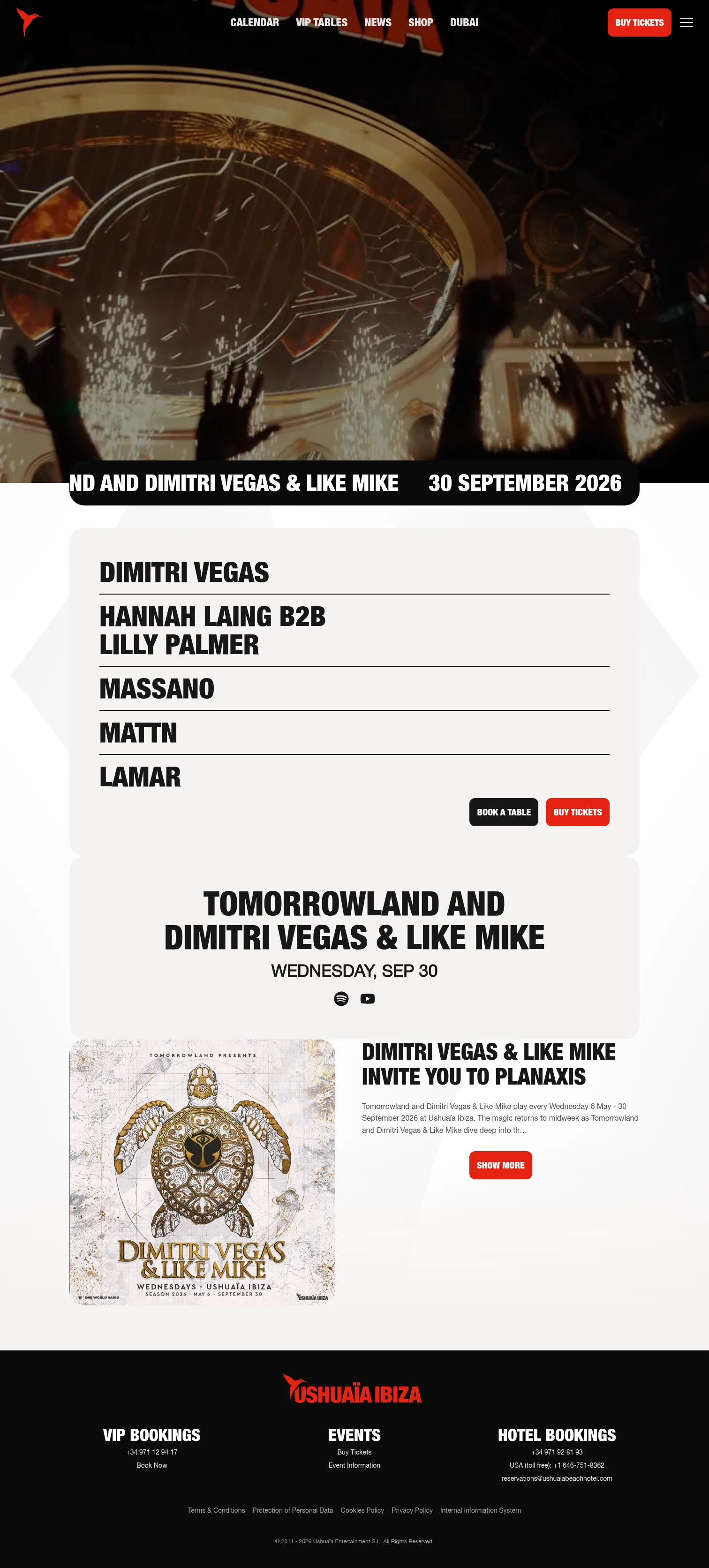 theushuaiaexperience.com/club/en/events/2026/tomorrowland-and-dimitri-vegas-like-mike/2026-09-30 on desktop