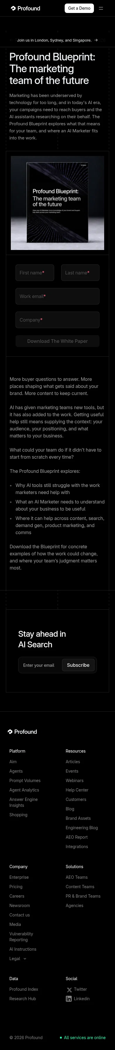 tryprofound.com/reports-guides/profound-blueprint-the-marketing-team-of-the-future on mobile