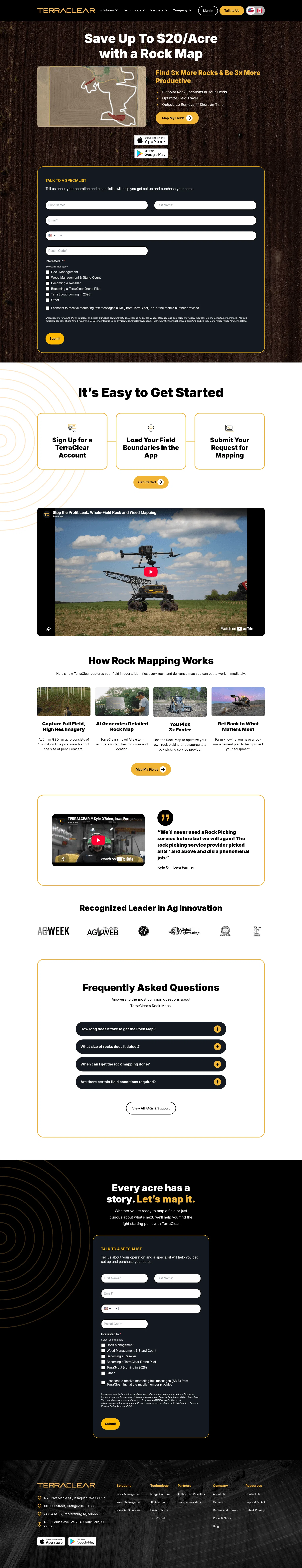terraclear.com/rock_map on desktop, full screenshot
