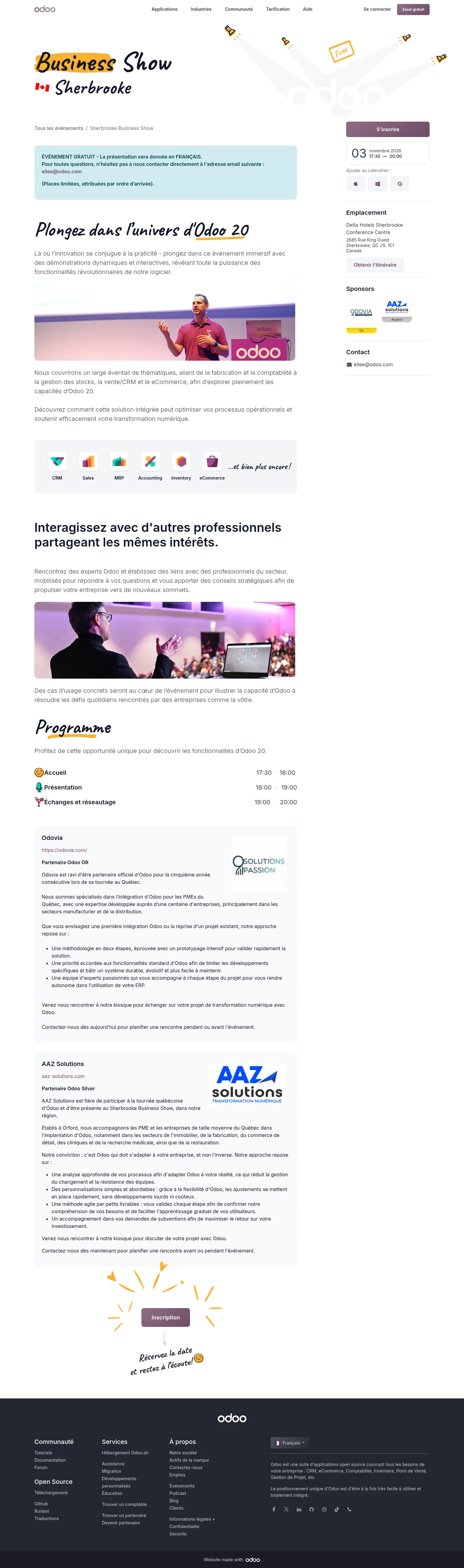 odoo.com/fr_FR/event/sherbrooke-business-show-12592/register on desktop