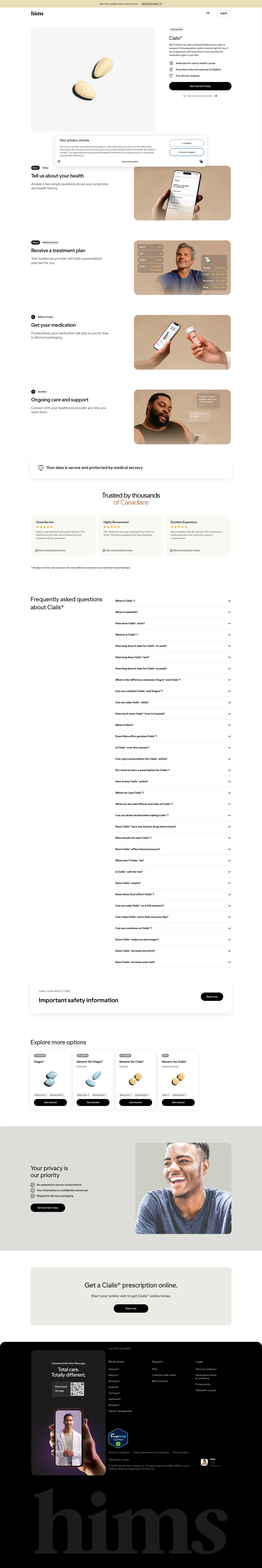 hims.ca/lp/so/ed/cialis on desktop, full screenshot
