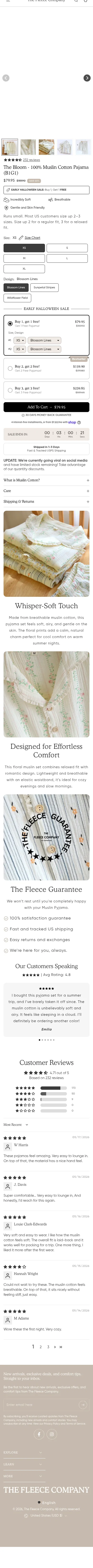 thefleececompany.com/products/the-muslin-cotton-pyjama-1 on mobile