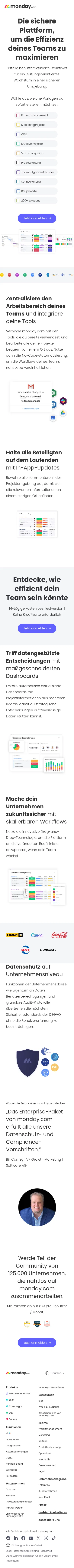 monday.com/lp/fb/main/secureplatform/de on mobile, full screenshot