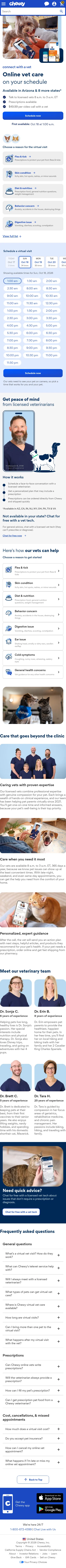 chewy.com/pethealth/connect-with-a-vet/virtual-visit on mobile