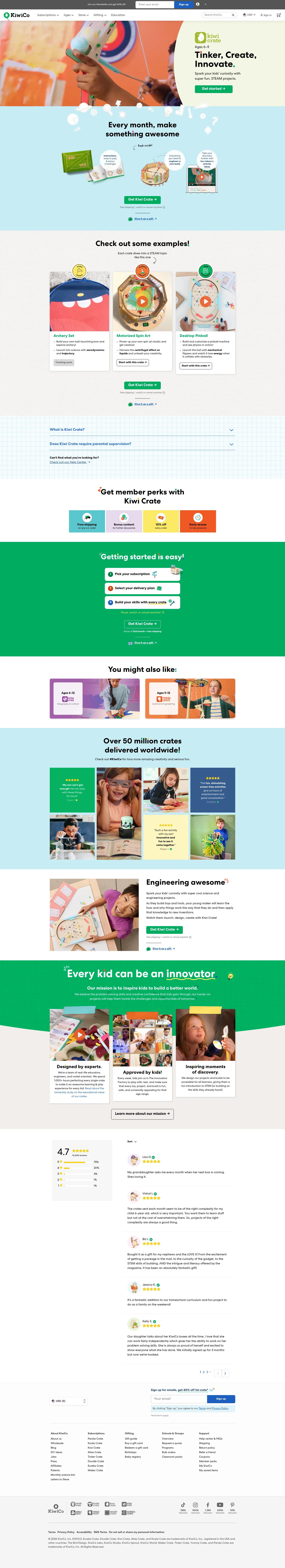 kiwico.com/kiwi on desktop, full screenshot