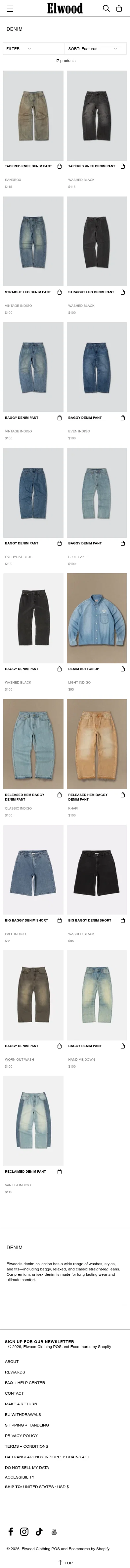 elwoodclothing.com/collections/denim on mobile