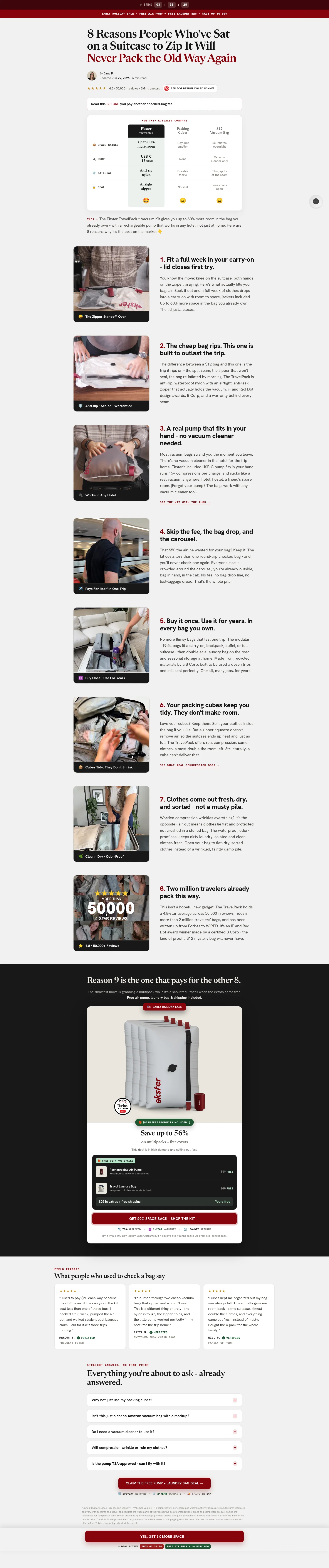 ekster.com/pages/8-reasons-why-travelpack on desktop