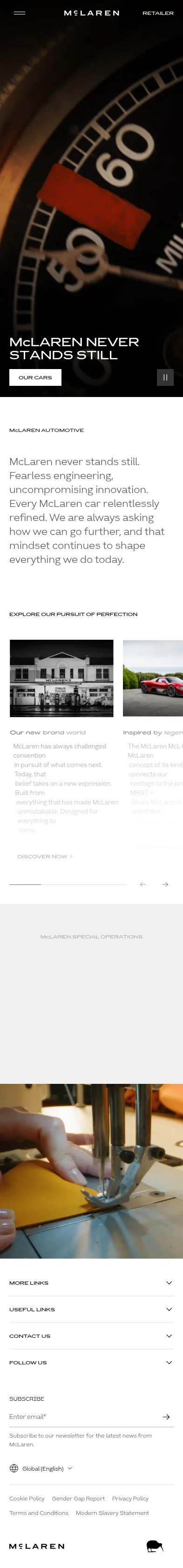 mclaren.com/cars/gl_en on mobile