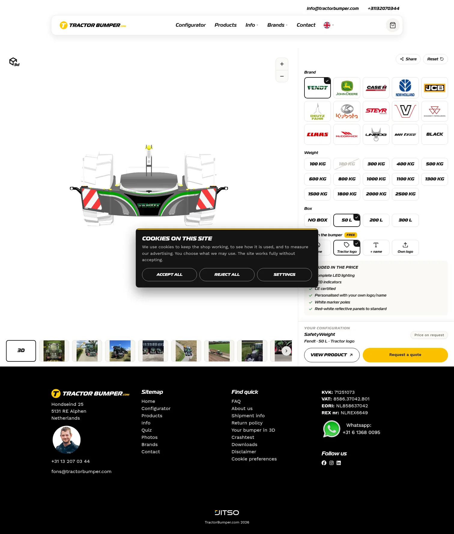 TractorBumper landing page