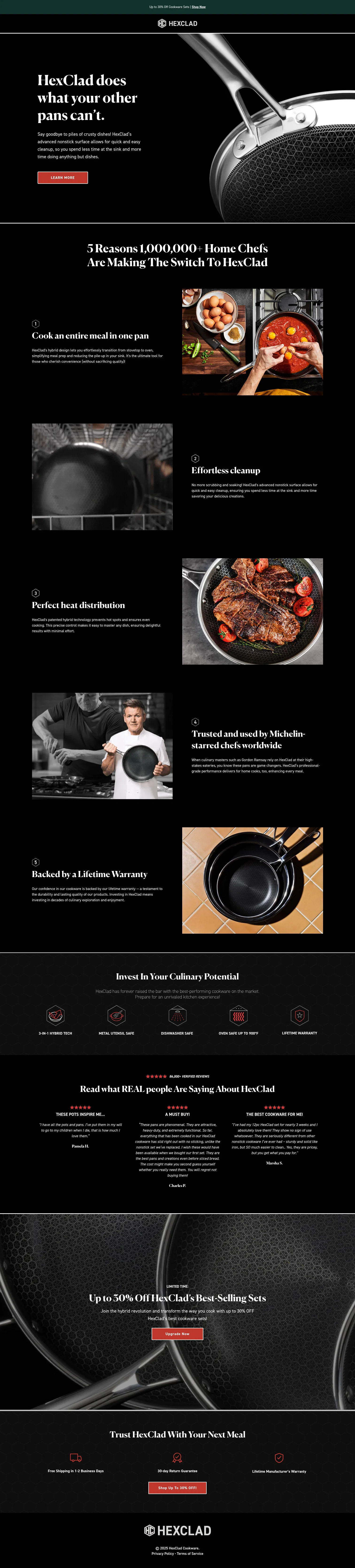 hexclad.com/pages/listicle-one on desktop
