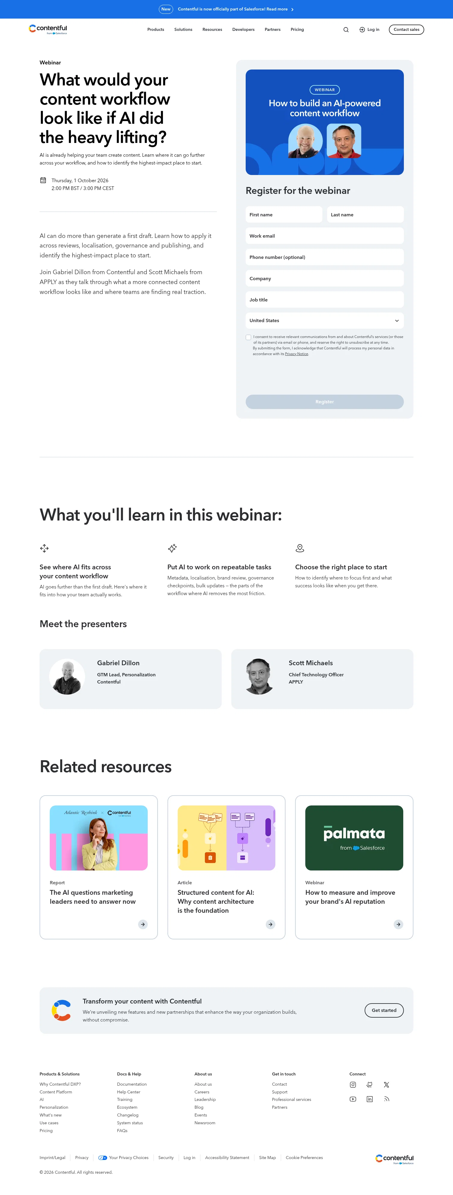 contentful.com/events/ai-content-workflow-emea on desktop