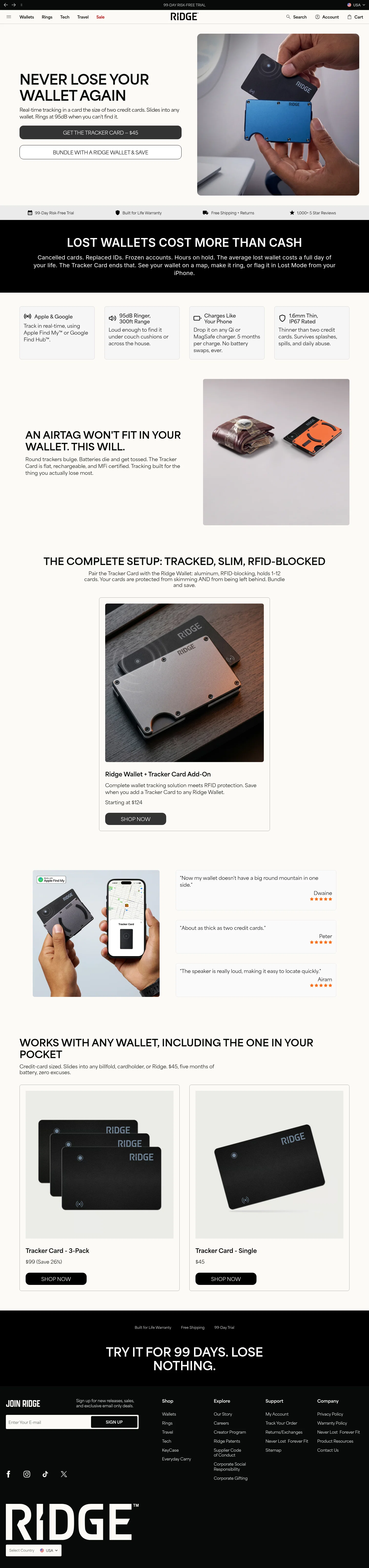 ridge.com/pages/tracker-card-lp on desktop