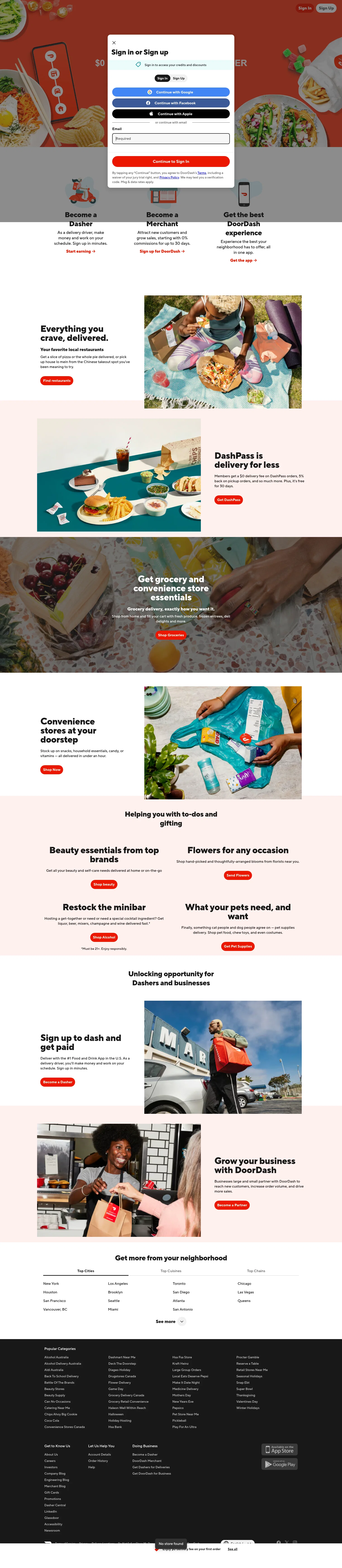 doordash.com/sdl/m/Chipotle%20Mexican%20Grill on desktop