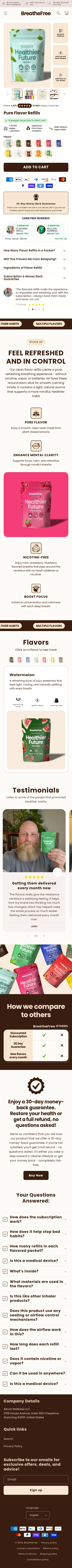 breathefree.shop/products/flavor-refills-copy on mobile
