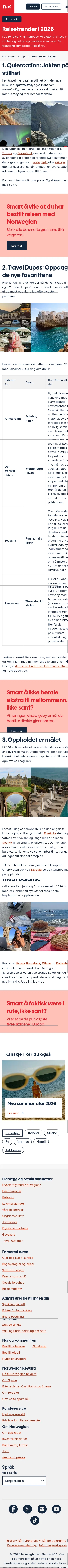 norwegian.com/no/inspirasjon/tips/reisetrender on mobile