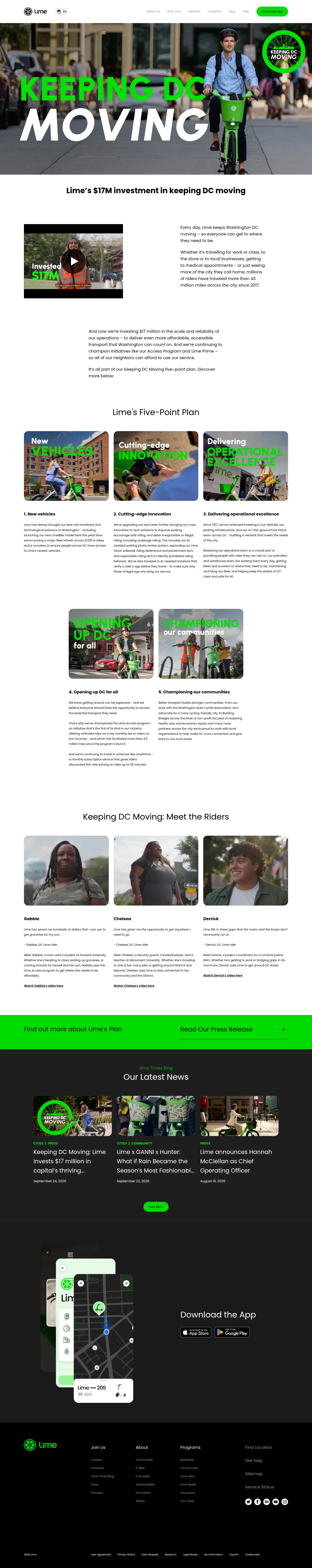 li.me/keepingdcmoving on desktop, full screenshot