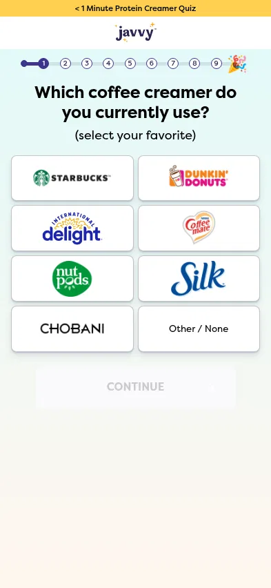try.javvycoffee.com/qcr on mobile, full screenshot