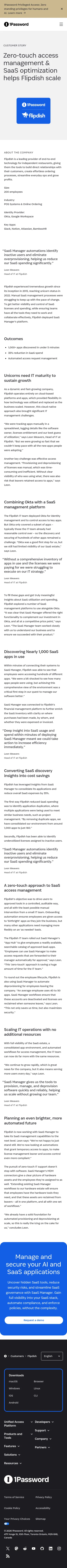 1password.com/customers/flipdish on mobile