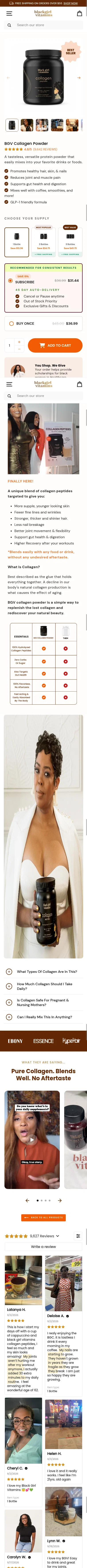blackgirlvitamins.co/collections/all-products/products/bgv-collagen-powder on mobile