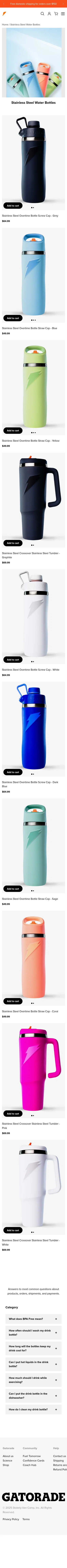shopgatorade.com.au/collections/stainless-steel-bottle on mobile