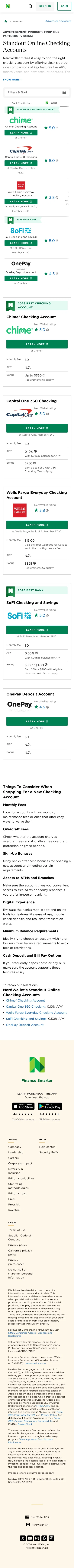 nerdwallet.com/banking/m/standout-online-checking-accounts on mobile