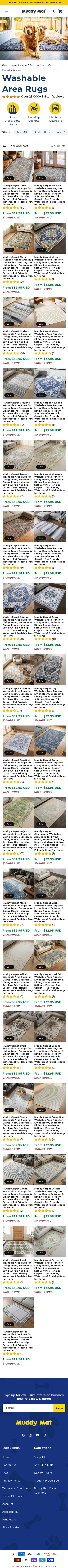 muddymats.com/collections/washable-area-rugs on mobile
