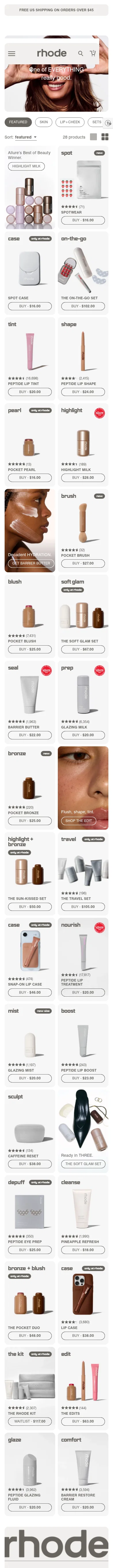 rhodeskin.com/collections/featured on mobile