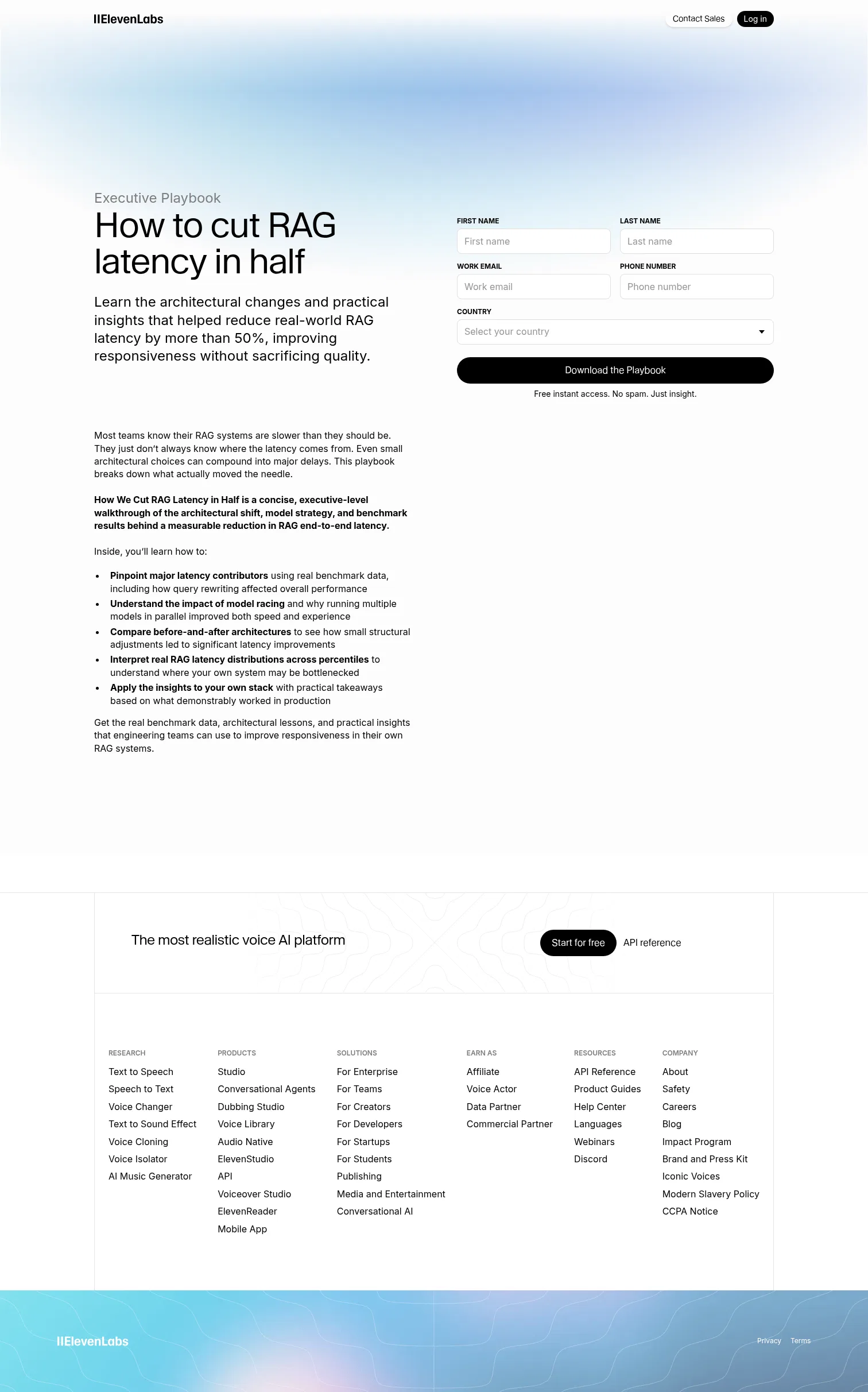 start.elevenlabs.io/w/8 on desktop, full screenshot