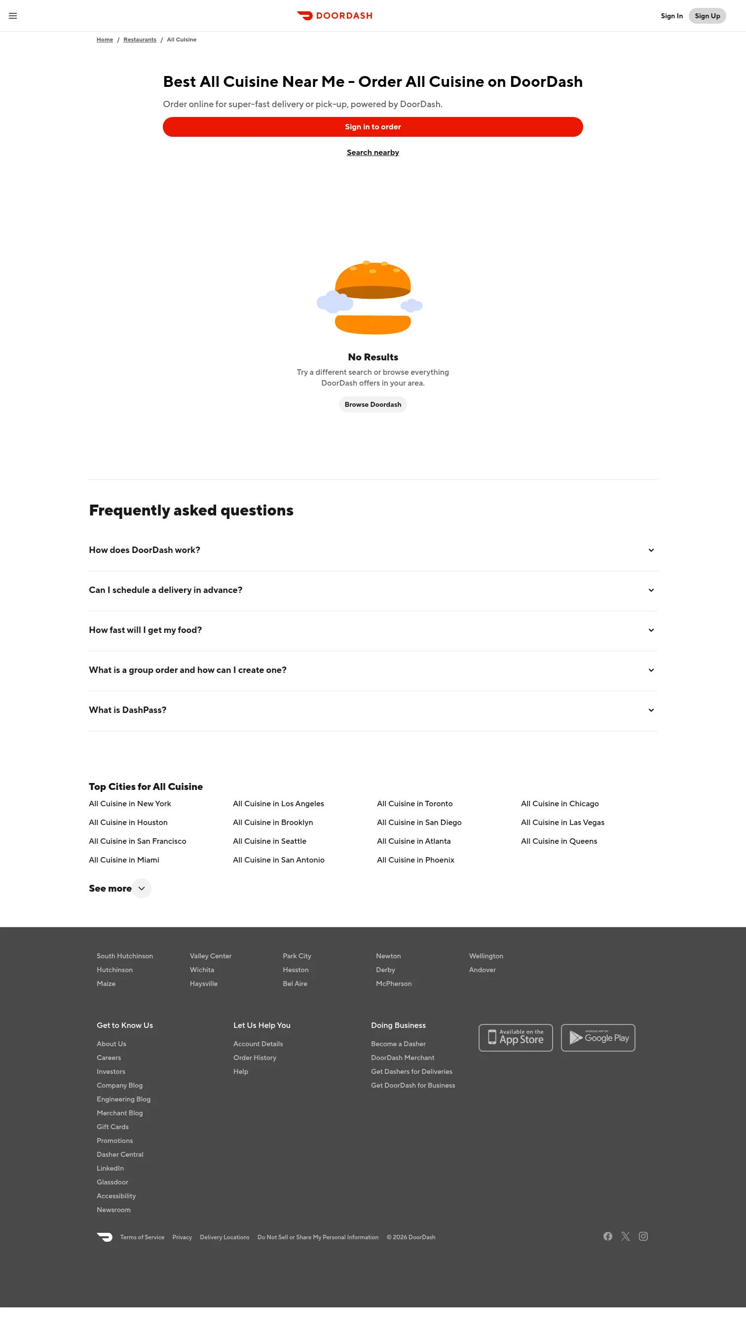 doordash.com/cuisine/all-cuisine-near-me on desktop, full screenshot