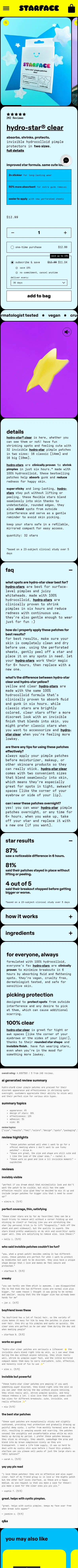 starface.world/products/hydro-star-clear on mobile