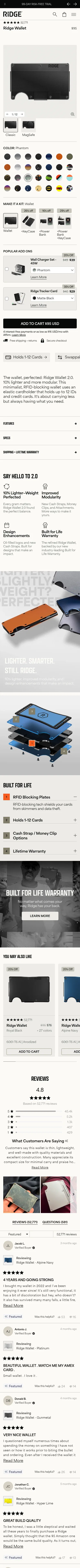 ridge.com/products/phantom on mobile