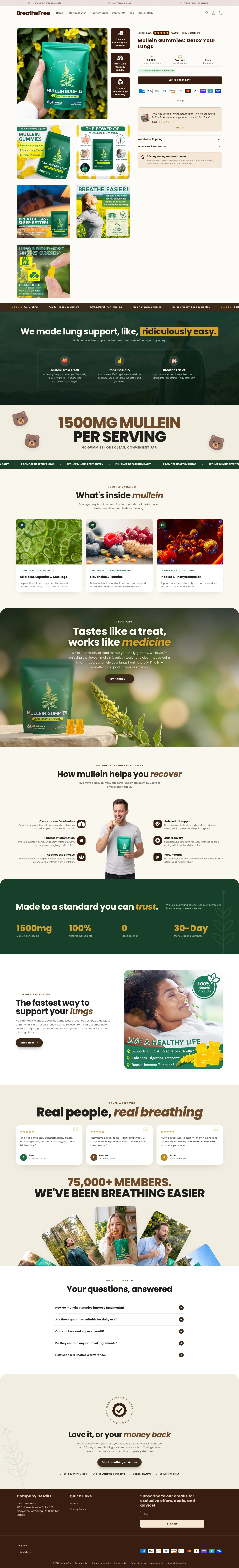 breathefree.shop/products/mullein-gummies-for-lung-health on desktop