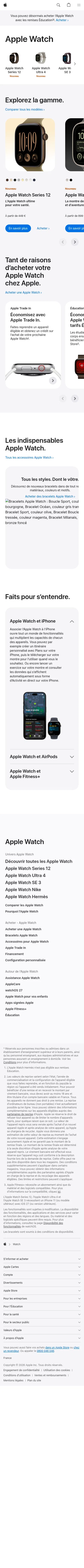 apple.com/fr/apple-watch-series-11 on mobile, full screenshot