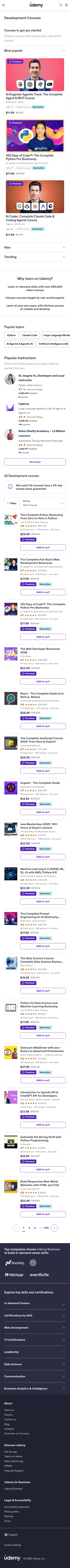 udemy.com/courses/development on mobile