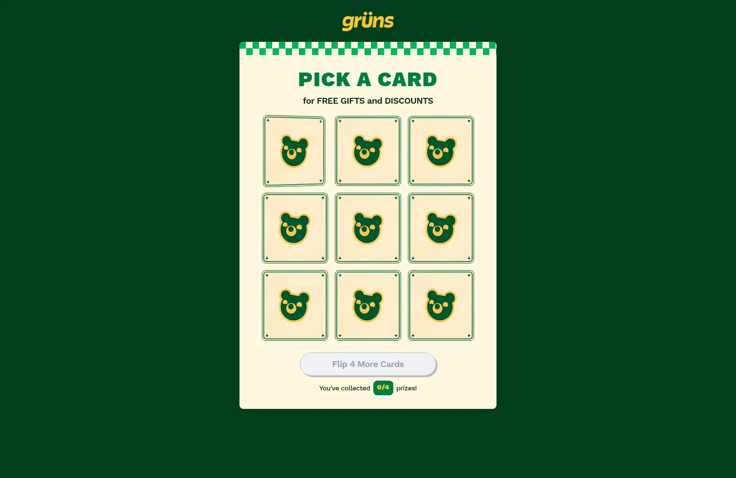 gruns.co/pages/flip-to-win on desktop