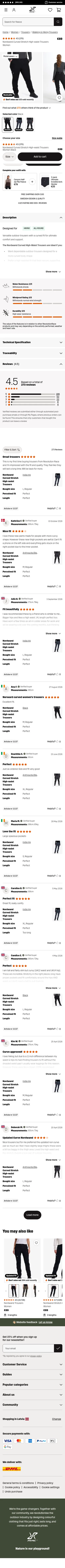 revolutionrace.eu/women/trousers/walking-hiking-trousers/nordwand-curved-stretch-high-waist-pants-women on mobile