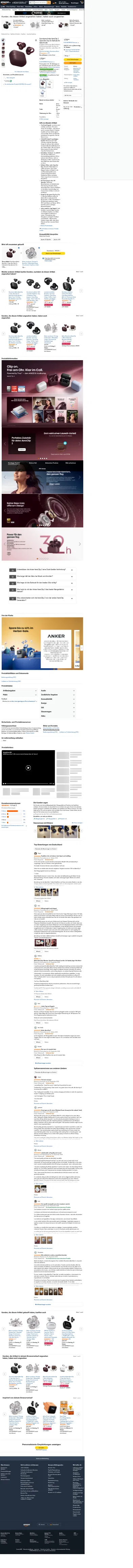 amazon.de/Soundcore-Anker-AeroClip-Open-Ear-Earbuds-Red/dp/B0HFJ8WRQT on mobile, full screenshot