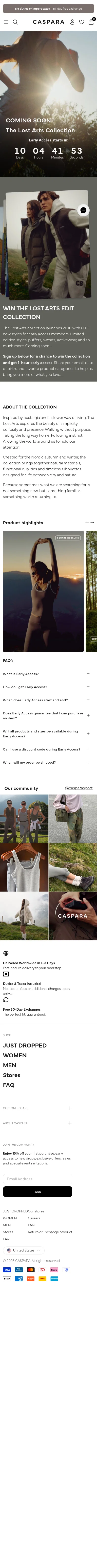 casparasports.com/pages/teasing-coming-soon on mobile