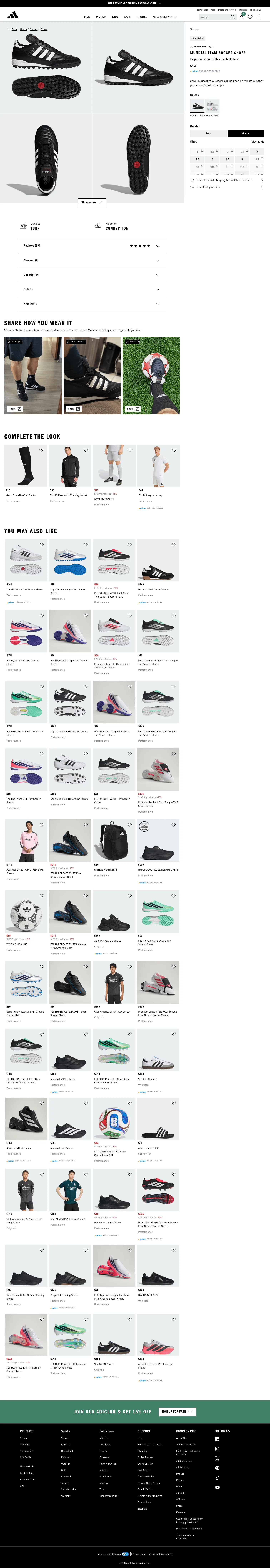 adidas.com/us/mundial-team-soccer-shoes/019228.html on desktop