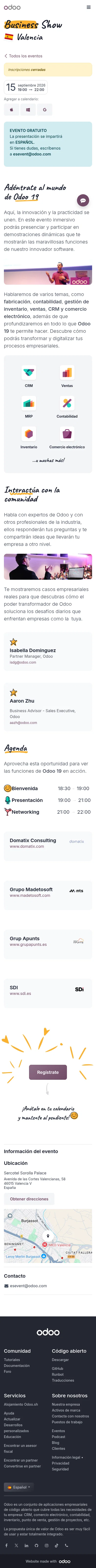odoo.com/es_ES/event/business-show-valencia-11597/register on mobile