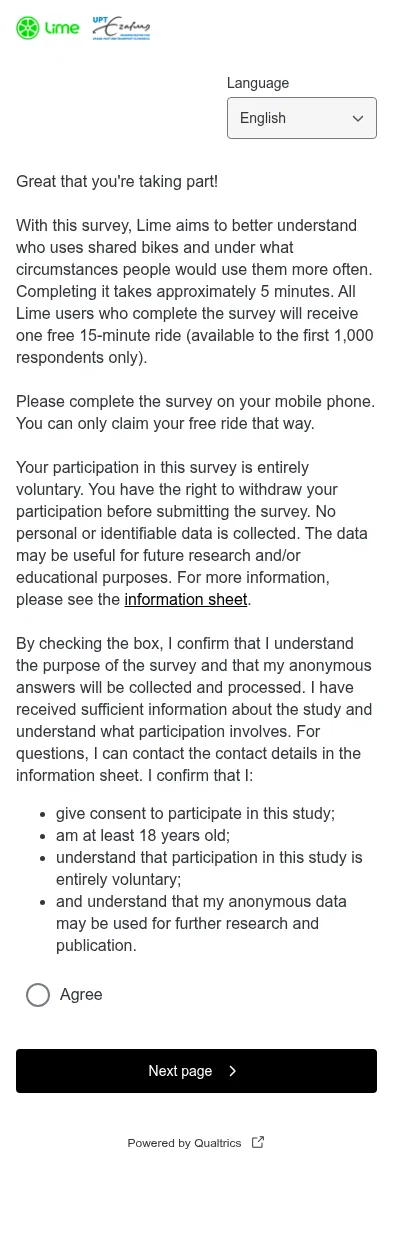 erasmusuniversity.eu.qualtrics.com/jfe/form/SV_2hQxLUVGILEJTHE on mobile, full screenshot