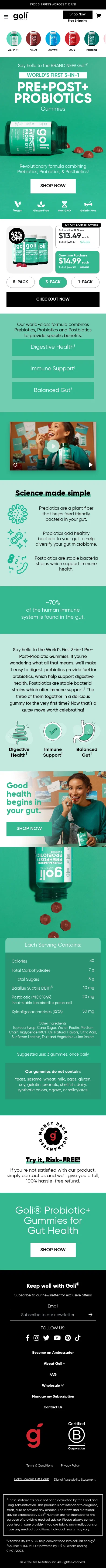 goli.com/pages/probioticplus on mobile
