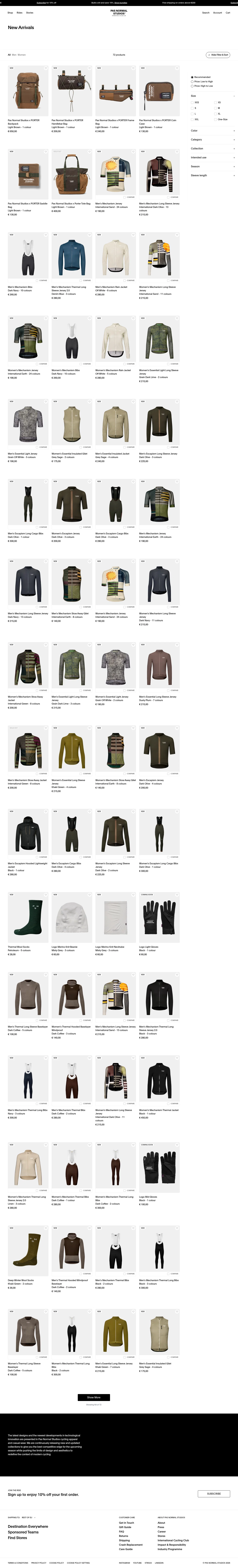 Pas Normal Studios landing page