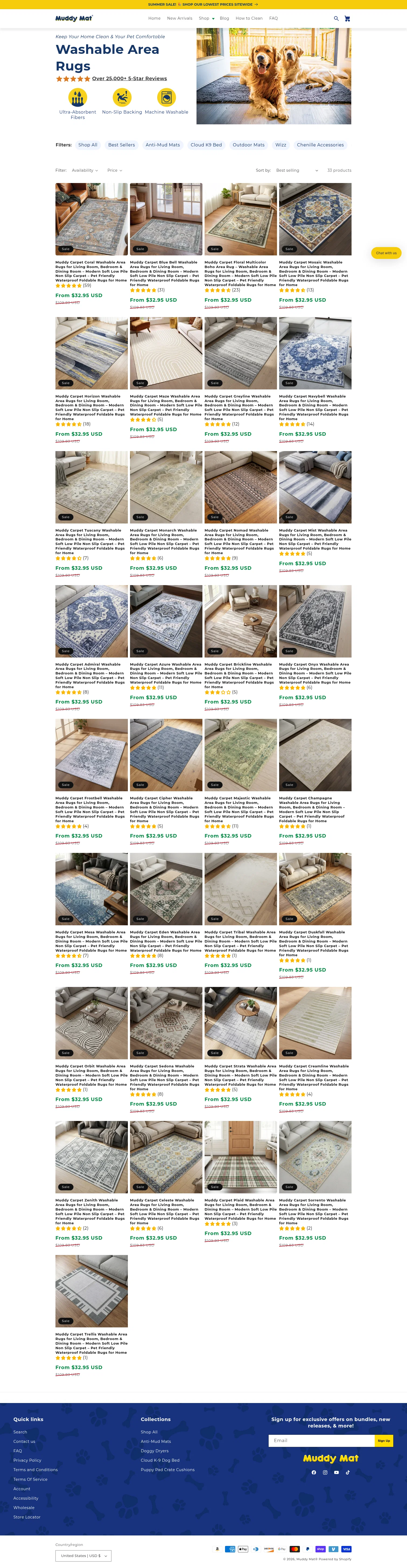 muddymats.com/collections/washable-area-rugs on desktop